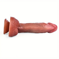 7.9in Realistic Silicone Soft Dildo G Spot Women Anal Sex Toy