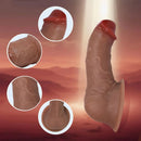 7.9in Silicone Lifelike Curved Dildo For Vaginal Clitoral Stimulation Cock Toy