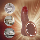 7.9in Silicone Lifelike Curved Dildo For Vaginal Clitoral Stimulation Cock Toy