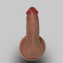 7.9in Silicone Lifelike Curved Dildo For Vaginal Clitoral Stimulation Cock Toy