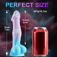 7.9in Silicone Soft Female Prostate Dildo Massage Adult Sex Toy