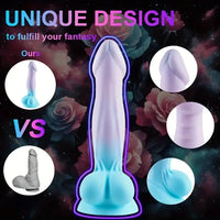 7.9in Silicone Soft Female Prostate Dildo Massage Adult Sex Toy