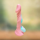 7.9in Silicone Soft Female Prostate Dildo Massage Adult Sex Toy