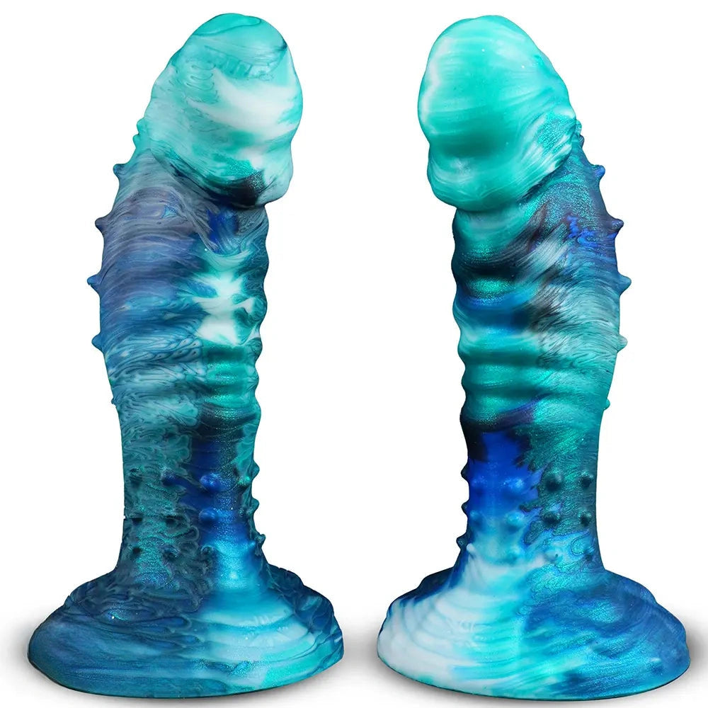 7.9in Spiked Monster Silicone Soft Dildo Pleasure Toy For Men Women