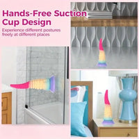 7.9in Tapered Tentacle Fantasy Octopus Suction Cup Liquid Silicone Dildo