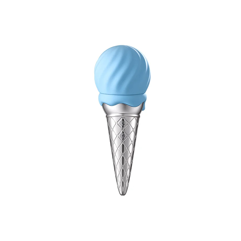 KISSTOY Sweet Kiss Ice Cream Dual-Zone Clitoral Suction & Nibbling Massager