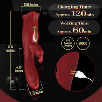 Rose Muncher Clit Licker, Juguetes Sexuales para Mujer Vibrador Sexual Rose Virbrator for Women