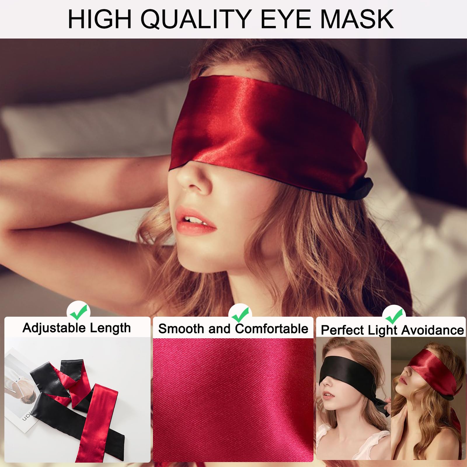 BDSM Sex Bondage Blindfold Eye Mask
