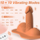 Ride-on Vibrating Clit Anal G Spot Stimulation Dildo Sex Machine