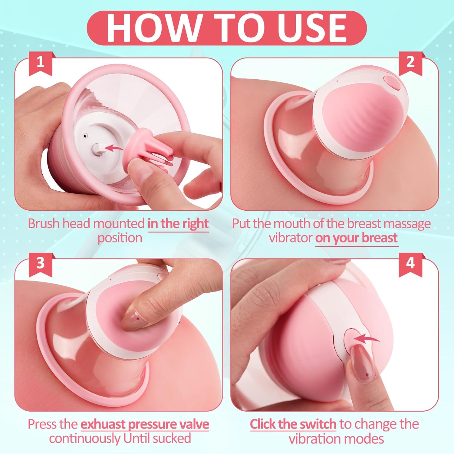 Nipple Sucking Rotation Stimulator Massager