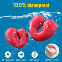 Heart-shaped Vibrating Nipple Clamps