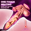 Snake Warrior 9.5in Thrusting Rotation Swinging Dildo Vibrator With Remote