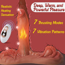 4 in 1 Sit and Ride Monster Dildo Vibrator with Remote Control