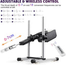 Silent sex machine 70W powerful 7cm adjustable premium thrust dildo machine 3 attachments