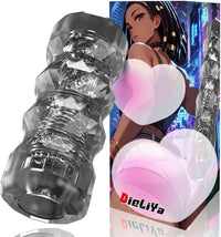 Manual Male Masturbation Realistic 3D Textured Stroker 5 Colors