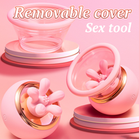 First Kiss 2 in 1 Kneading Nipple Clamps Breast Massager