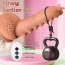9.06in Thrusting Monster Snail Dildo Vibrator with 3 Thrusting & 9 Vibrating Modes