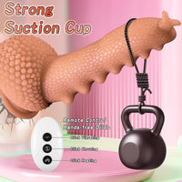 9.06in Thrusting Monster Snail Dildo Vibrator with 3 Thrusting & 9 Vibrating Modes