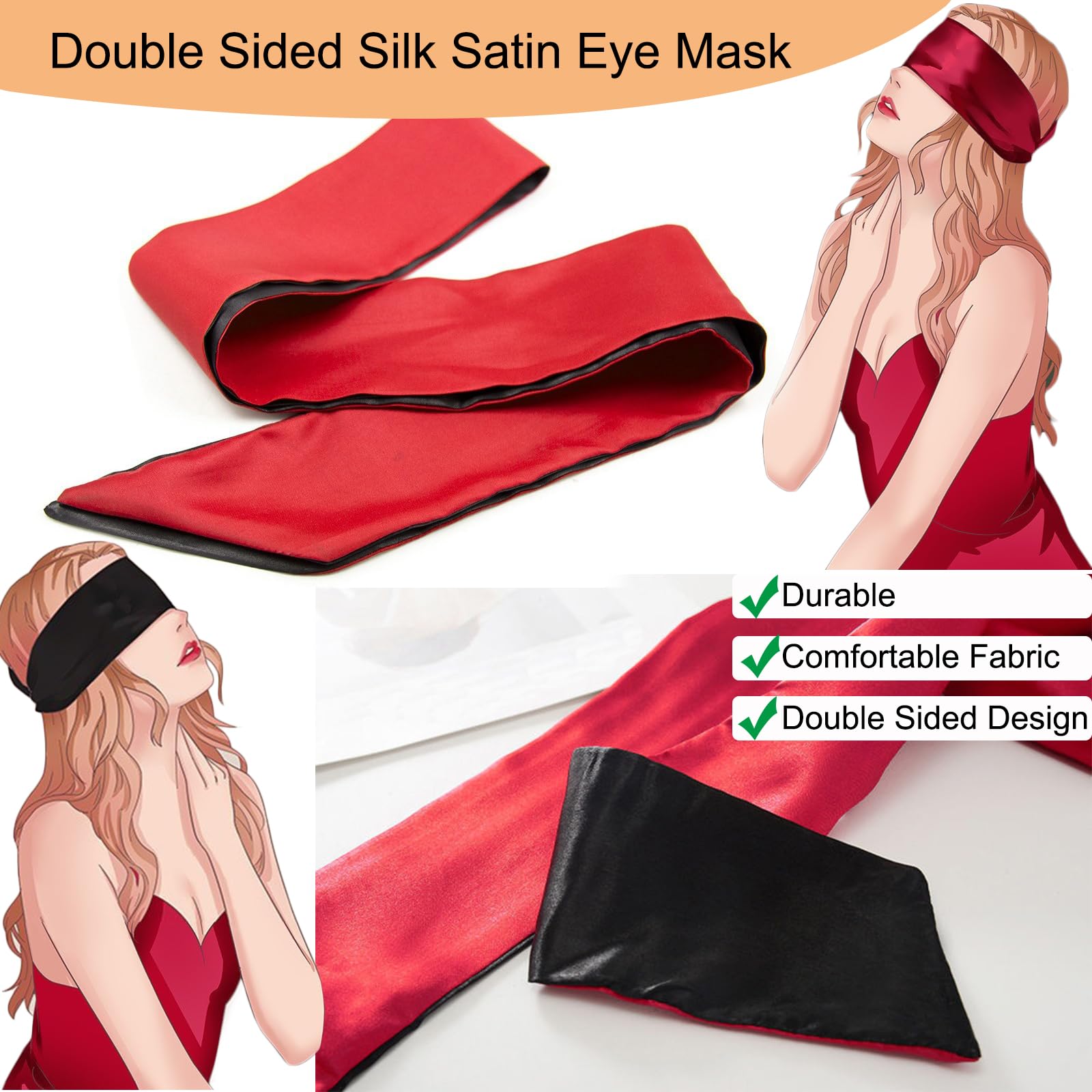 BDSM Sex Bondage Blindfold Eye Mask