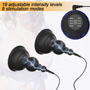 BDSM Electric Shock Silicone Nipple Stimulator with Remote Control