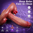 Cushion Style Realistic Dildo Thrusting Heating Sex Machine