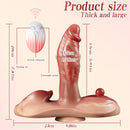Sit and Ride Thrusting G Spot Clit Dildo