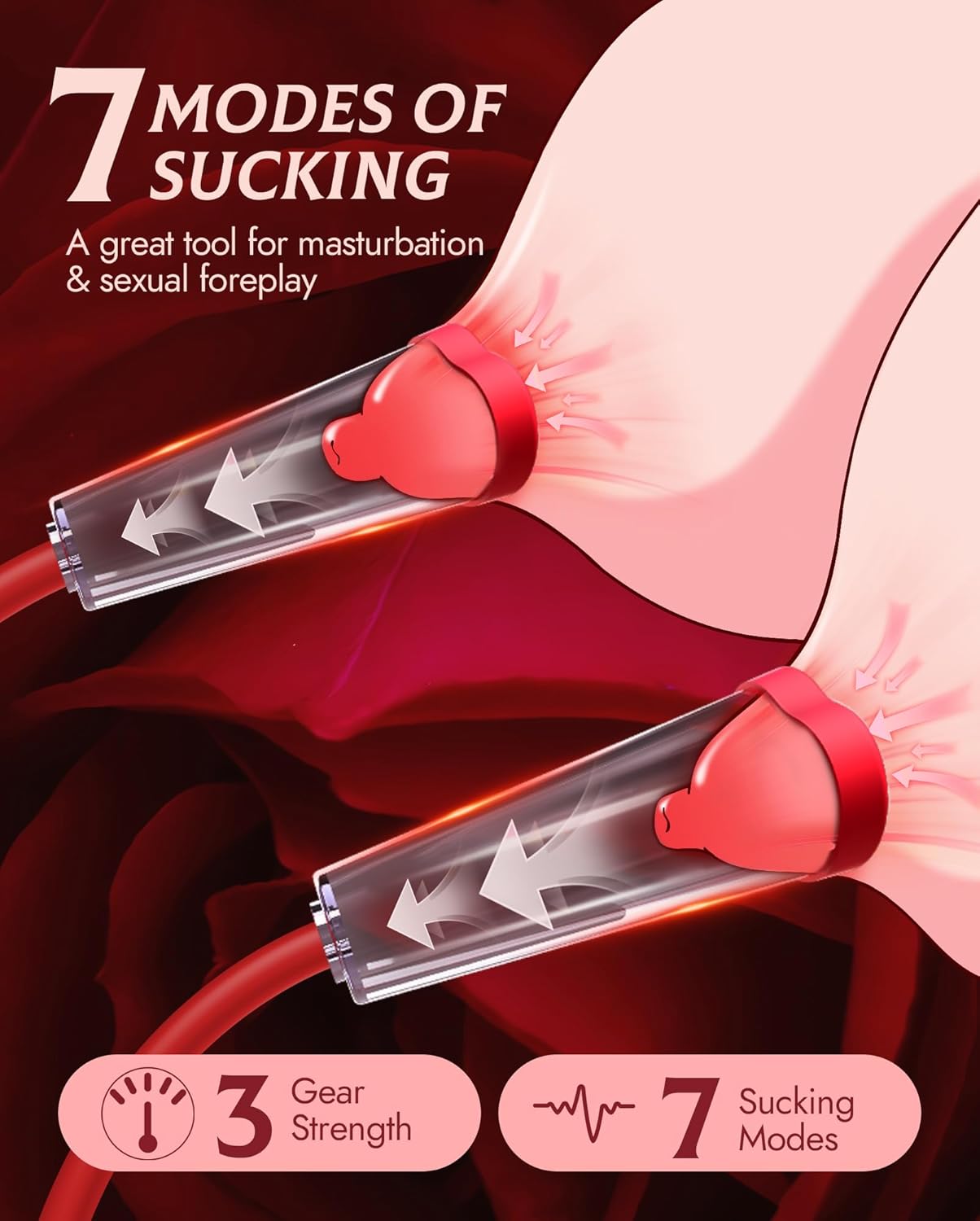 BDSM Nipple Clit Sucking Vacuum Sex Pump