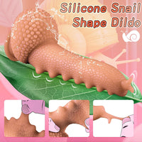 9.06in Thrusting Monster Snail Dildo Vibrator with 3 Thrusting & 9 Vibrating Modes