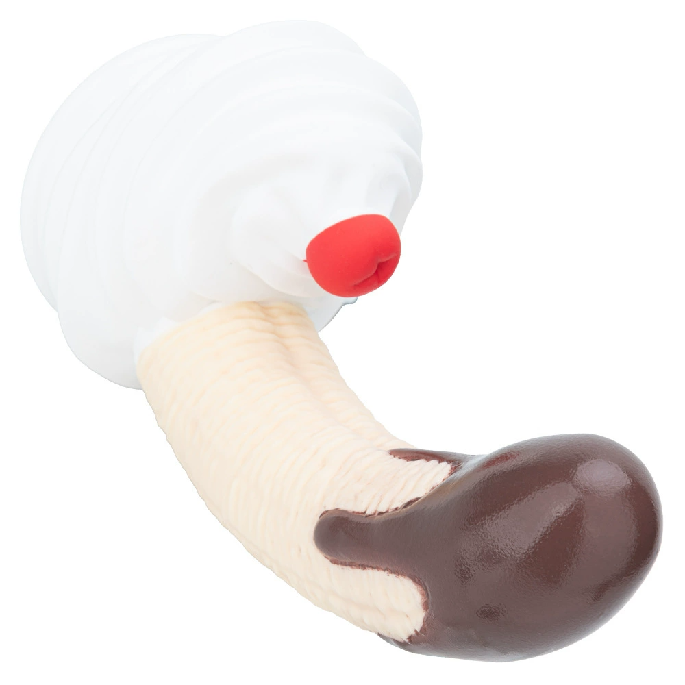 Chocolate Dipped Banana Split Cake Silicone Dildo