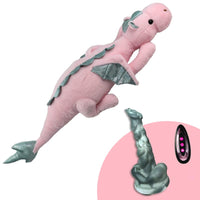 Plush Dildo Machine Thrusting Licking Dildo Machine Sex Toy With Remote Control