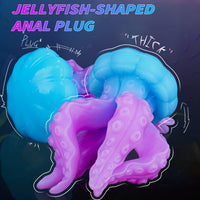 Fantasy Octopus Tentacle Jellyfish Silicone Anal Plug