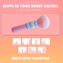Mini Cute Emoji Makeup Brush 10-Frequency Vibrator