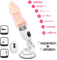 Small Dildo Machine Suction Cup Vibrant Toys with Remote Control