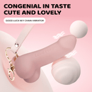 Mini Simulation Penis Vibrator Keychain Pendant Masturbator for Women