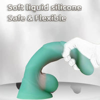 7in 8in 13in Fantasy Liquid Silicone Big Dildo Flexible Stimulator Adult Novelty