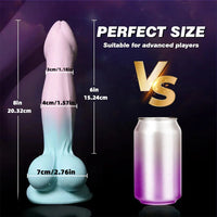 7in 8in 13in Fantasy Liquid Silicone Big Dildo Flexible Stimulator Adult Novelty
