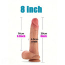 7in 8in 9in 10in Super Real Skin Soft Silicone Big Dildo For Anus Clit