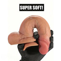 7in 8in 9in 10in Super Real Skin Soft Silicone Big Dildo For Anus Clit