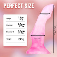 7in Animal Wolf Dildo Sex Toy With Strong Sucker For Orgasm
