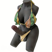 7in Ebony Dildo 22lb Realistic Shemale Sex Doll Torso Sex Toy Masturbator