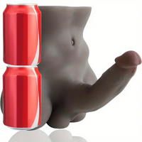 7in Lifelike Silicone Flexible Dildo With Sex Torso Female Sex Toy