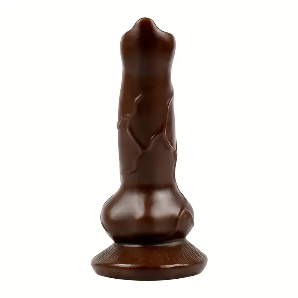 7in Real Animal Dog Knot Dildo Penis Anal Expander For Anus Stimulation