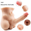 7in Real Feeling TPE Dildo 6.83lb Torso Sex Doll With Flat Base