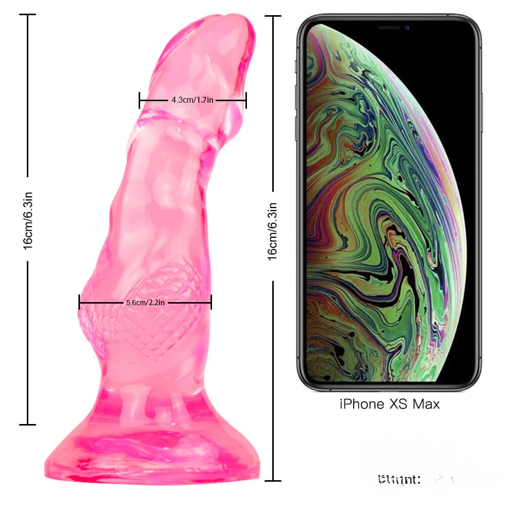 7in Real Looking Wolf Animal Dildo For Women Sex Orgasm