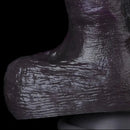 8.03in Dual Density Silicone Soft Real Dildo With Glans Veins & Testicles