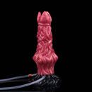 8.03in Ejaculating Inflatable Big Silicone Soft Fantasy Creature Dildo