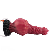 8.03in Ejaculating Inflatable Big Silicone Soft Fantasy Creature Dildo