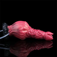 8.03in Ejaculating Inflatable Big Silicone Soft Fantasy Creature Dildo