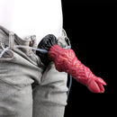 8.03in Ejaculating Inflatable Big Silicone Soft Fantasy Creature Dildo