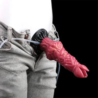 8.03in Ejaculating Inflatable Big Silicone Soft Fantasy Creature Dildo